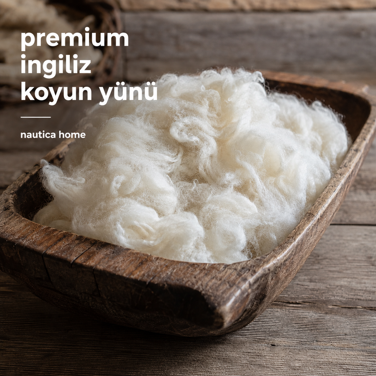 NAUTICA HOME Sea Breeze 100% Doğal Yün Yastık