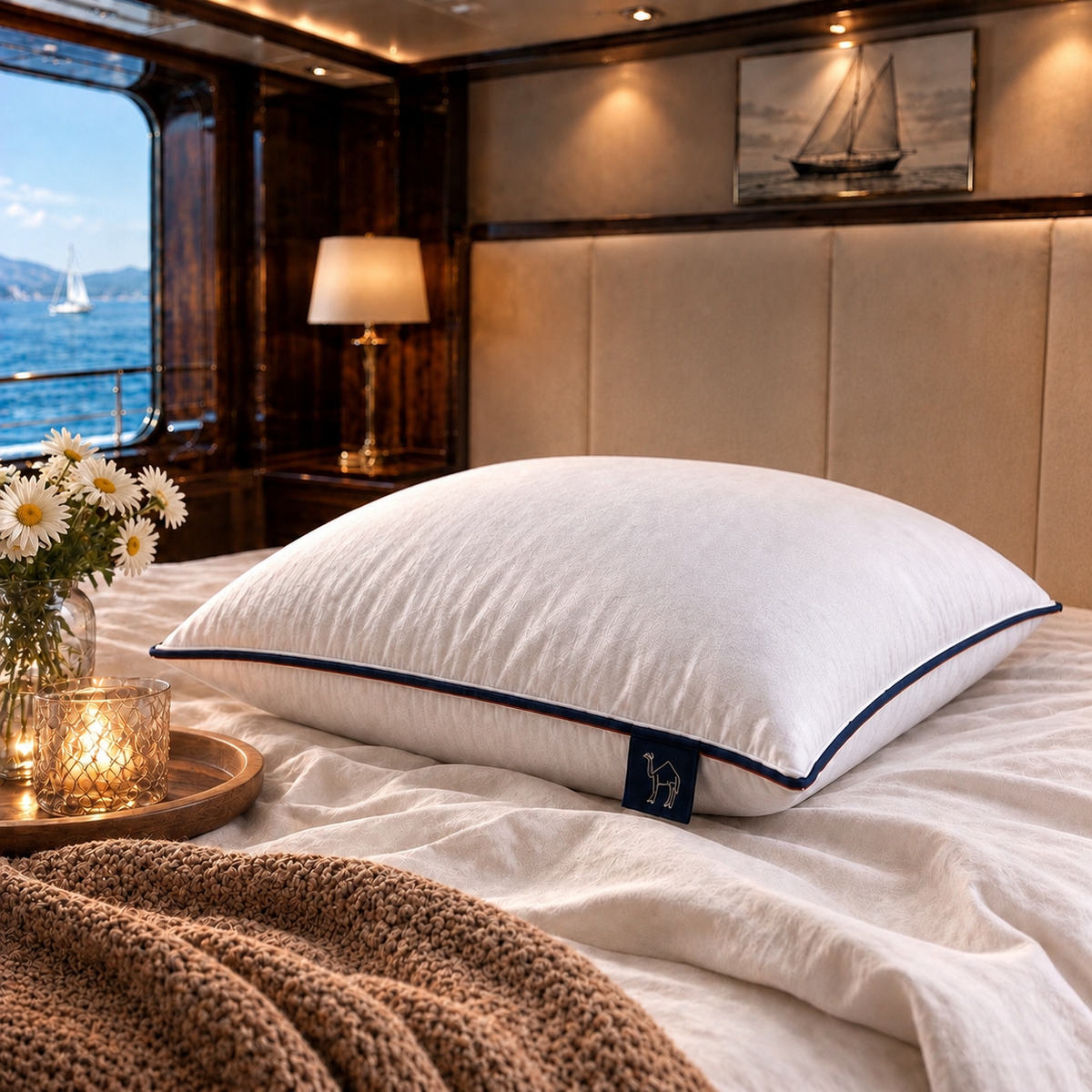 NAUTICA HOME Sea Breeze Deve Yünü Yastık