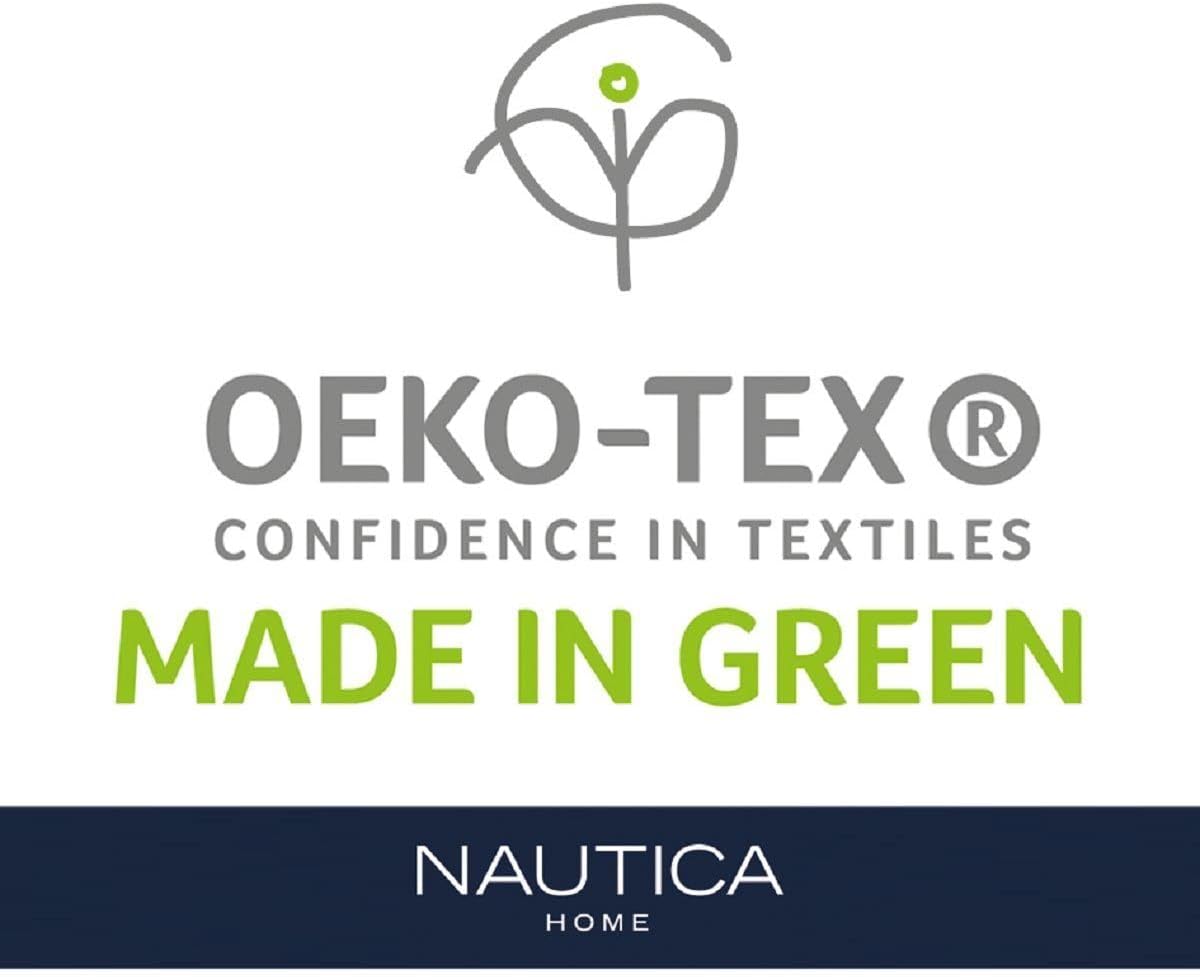 Nautica Home Dover %100 Pamuk Nevresim Takımı - Mavi Yeşil Sarı Çok Renkli Çizgili