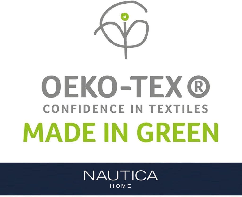 Nautica Home Moonrise %100 Pamuklu Çift Kişilik Nevresim Takımı - Lacivert & Kırmızı Çizgili