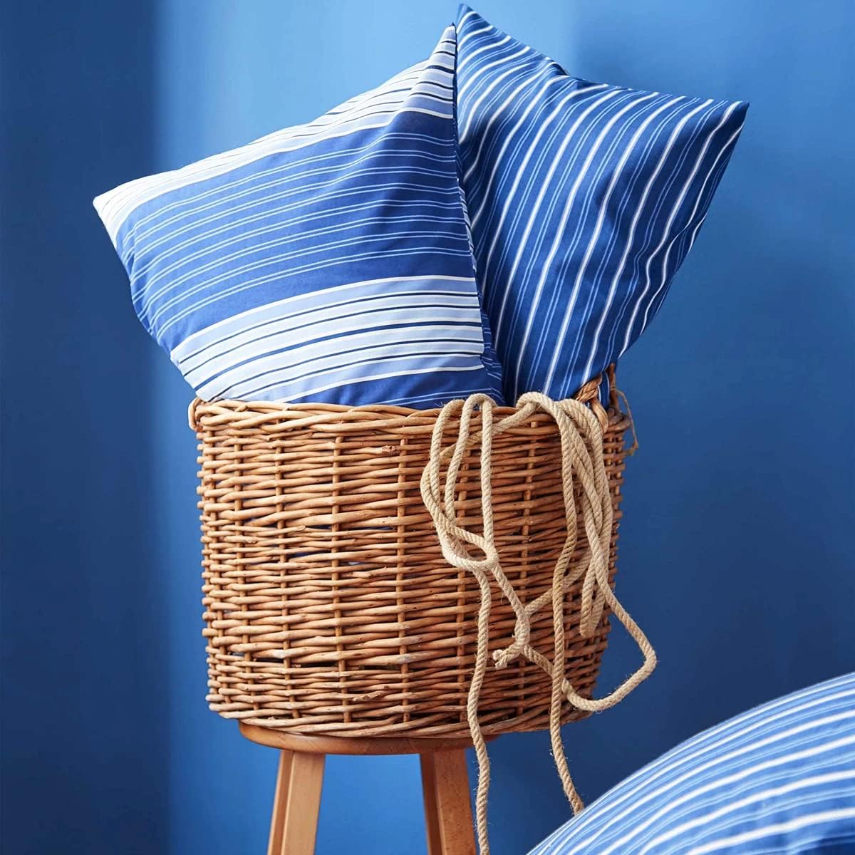 Nautica Home Moby %100 Pamuklu Tek Kişilik Nevresim Takımı - Modern Lacivert Çizgili