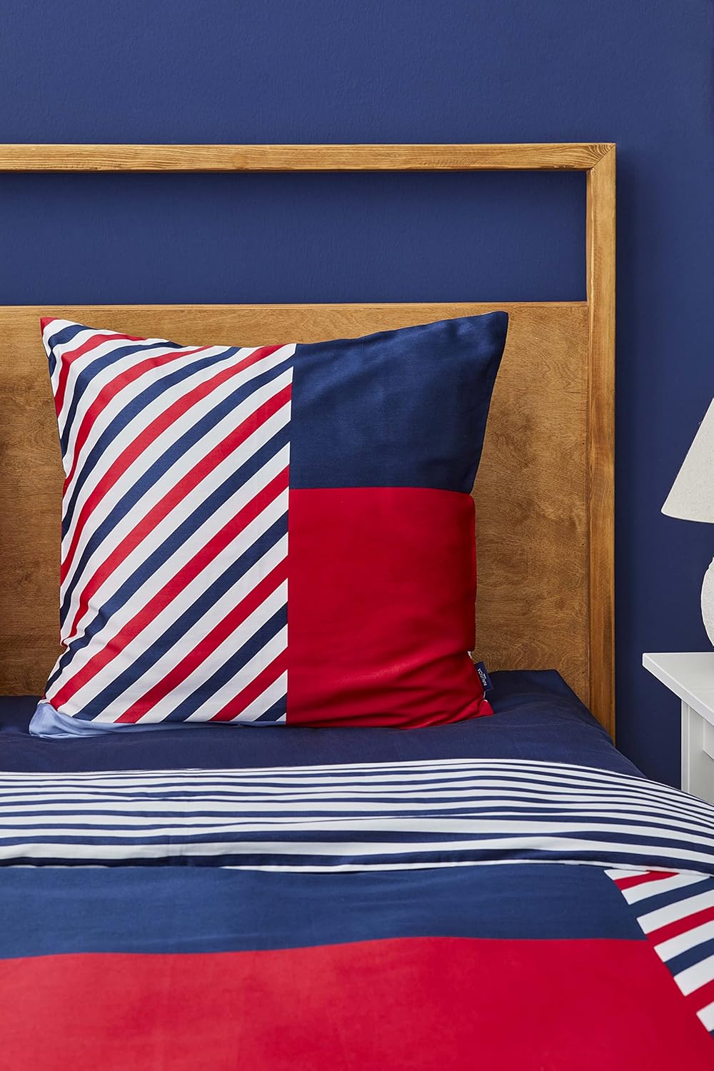 Nautica Home Morris %100 Pamuklu Çift Kişilik Nevresim Takımı - Patchwork Marin Desenli