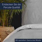 Nautica Home Darya %100 Pamuk Nevresim Takımı - Gri Beyaz Mikro Çizgili Desen
