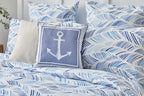 Nautica Home Wave Marin Çapa Desenli Pamuklu Nevresim Takımı - Mavi Dalga Serisi