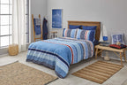 Nautica Home Spinning %100 Pamuk Ranforce Nevresim Takımı - Marin Desenli Mavi