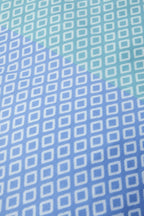 Nautica Home Grace %100 Pamuk Nevresim Takımı - Mavi Geometrik Desenli ve Geçişli