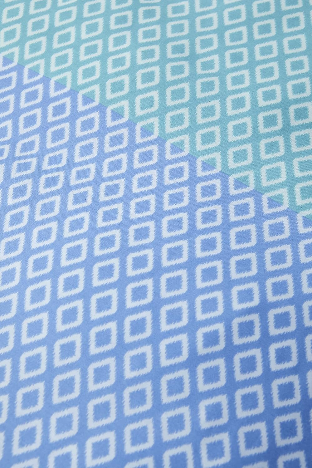 Nautica Home Grace %100 Pamuk Nevresim Takımı - Mavi Geometrik Desenli ve Geçişli
