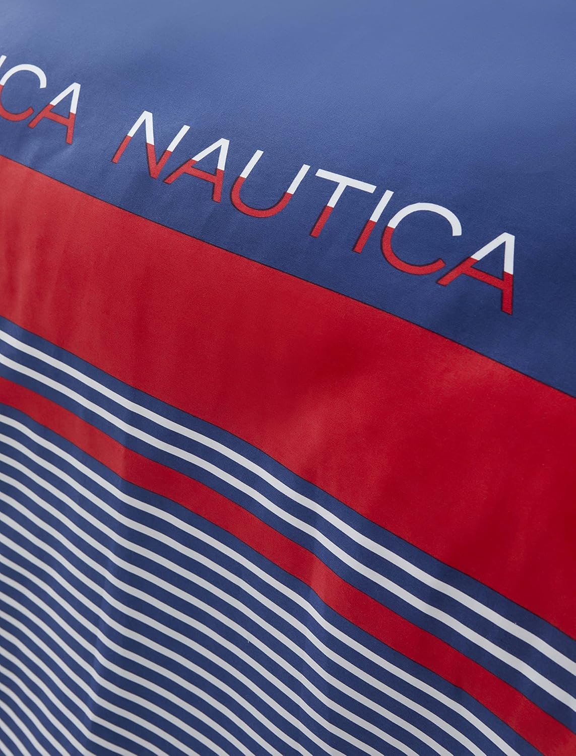 Nautica Home Drifting %100 Pamuk Nevresim Takımı - Marin Temalı Lacivert Kırmızı Çizgili