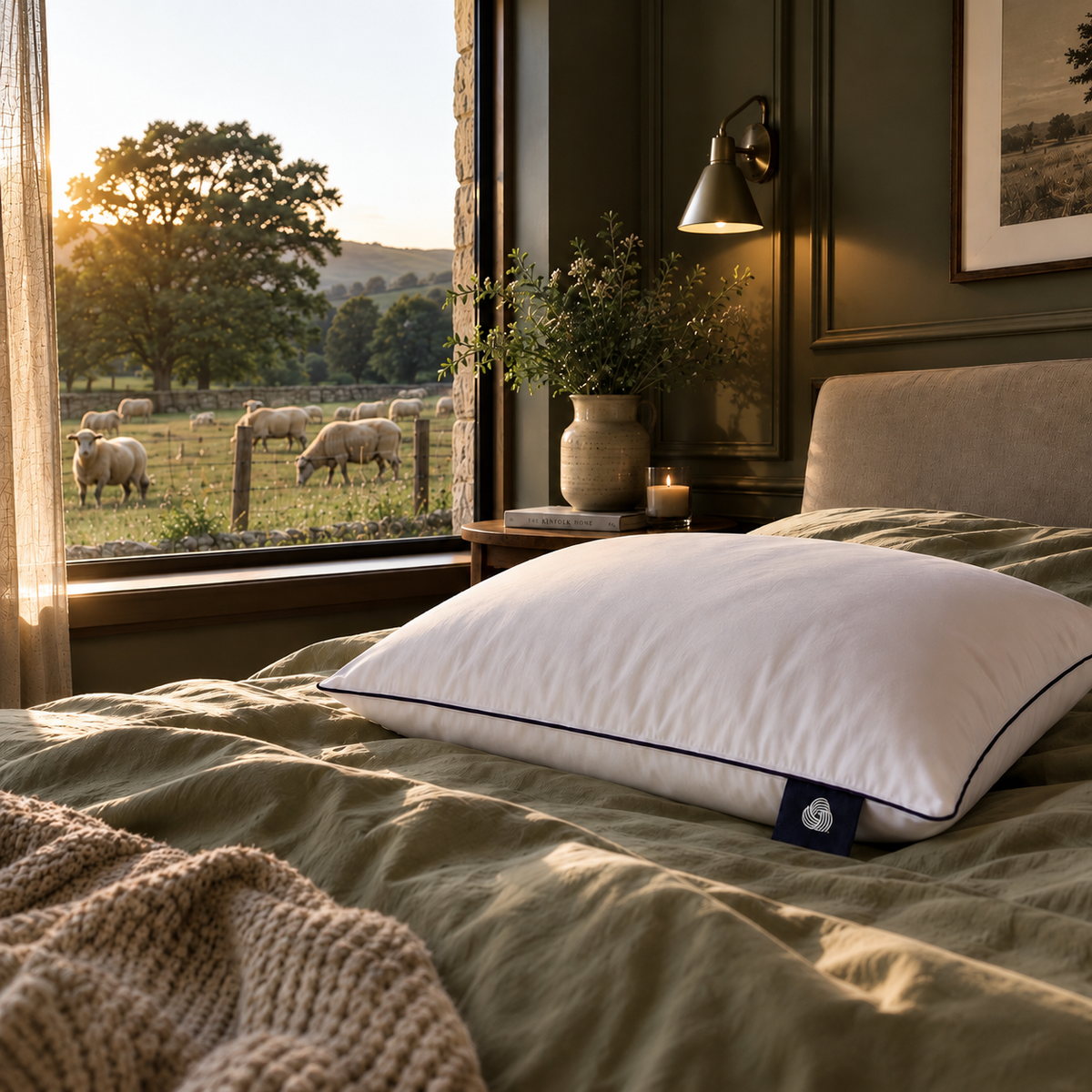 NAUTICA HOME Sea Breeze 100% Doğal Yün Yastık