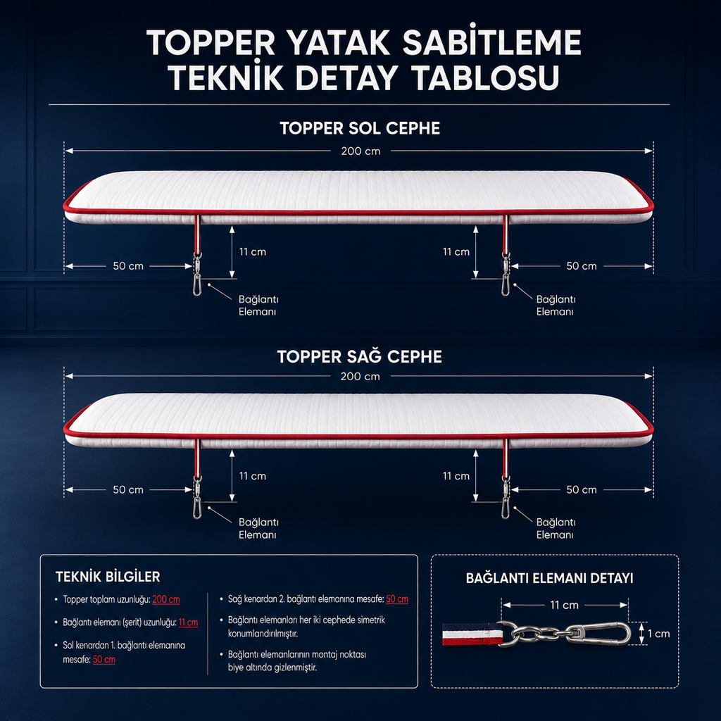 NAUTICA HOME Regatta Premium Kaz Tüyü Topper