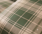 Nautica Home Heritage Plaid %100 Pamuk Saten Çift Kişilik Nevresim Takımı - Zümrüt Yeşili