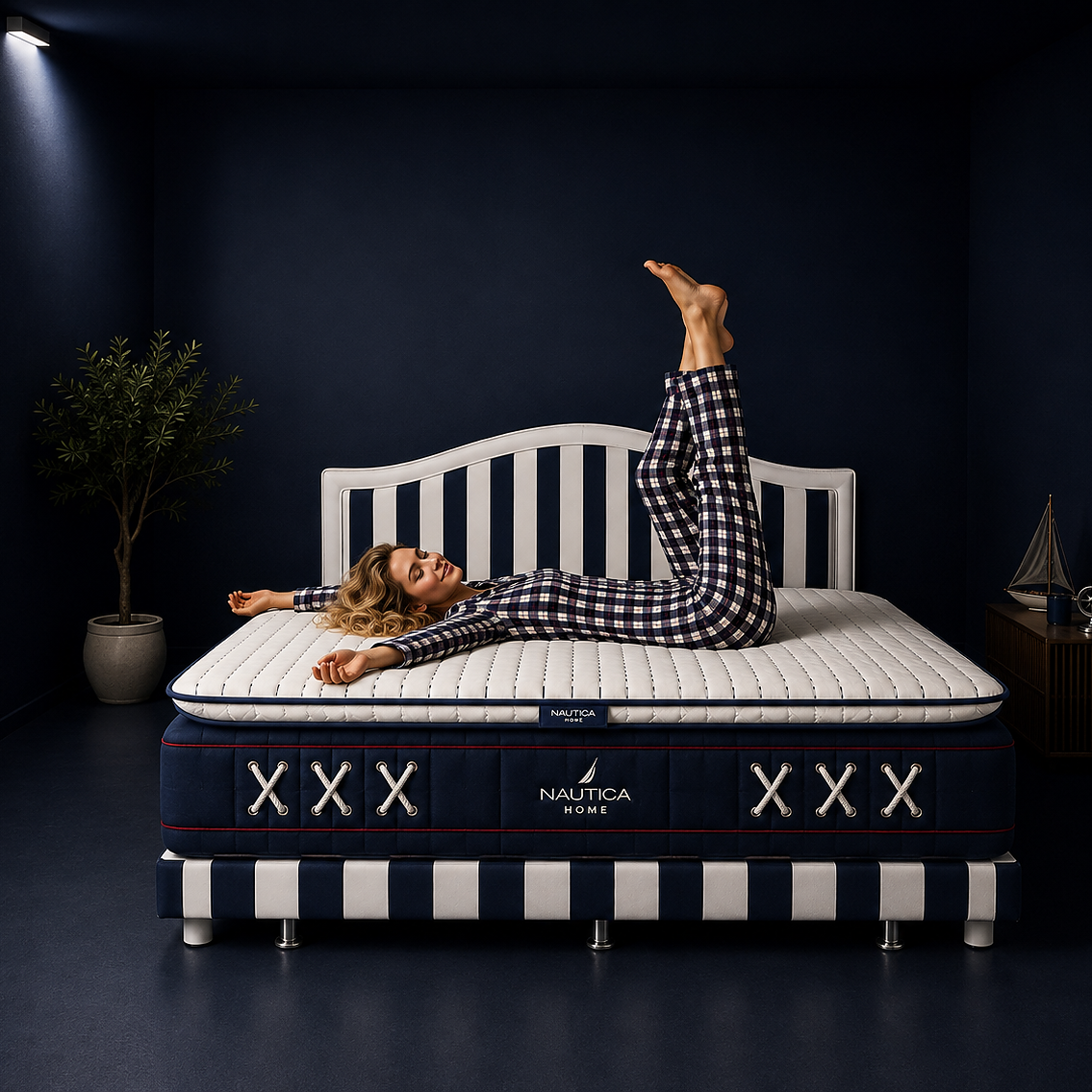 NAUTICA HOME Regatta Premium Deve Yünü El Yapımı Topper